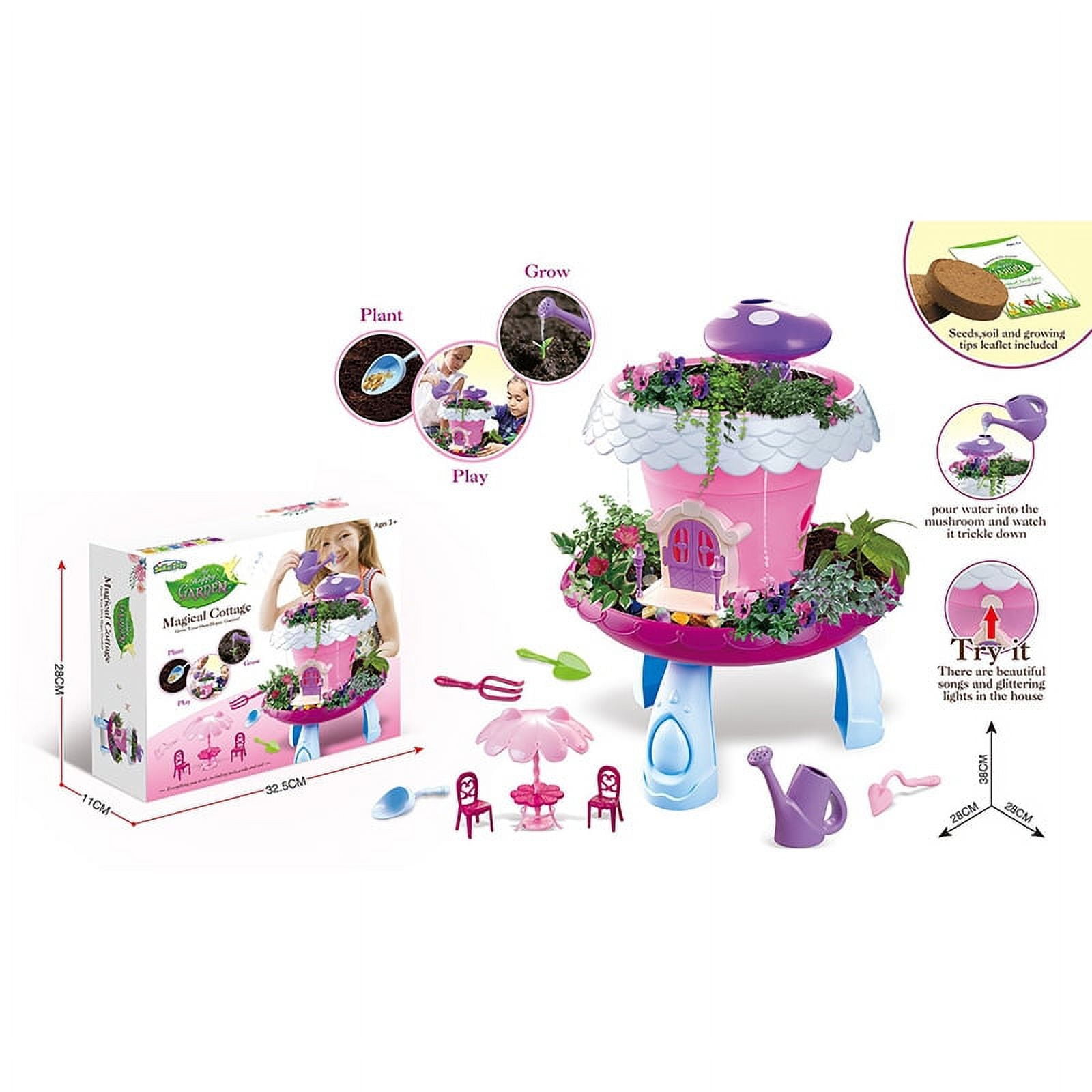My Fairy Garden Nature Cottage Grow & Play Set - Plant & Play Fairy Toy With Seeds - View #7