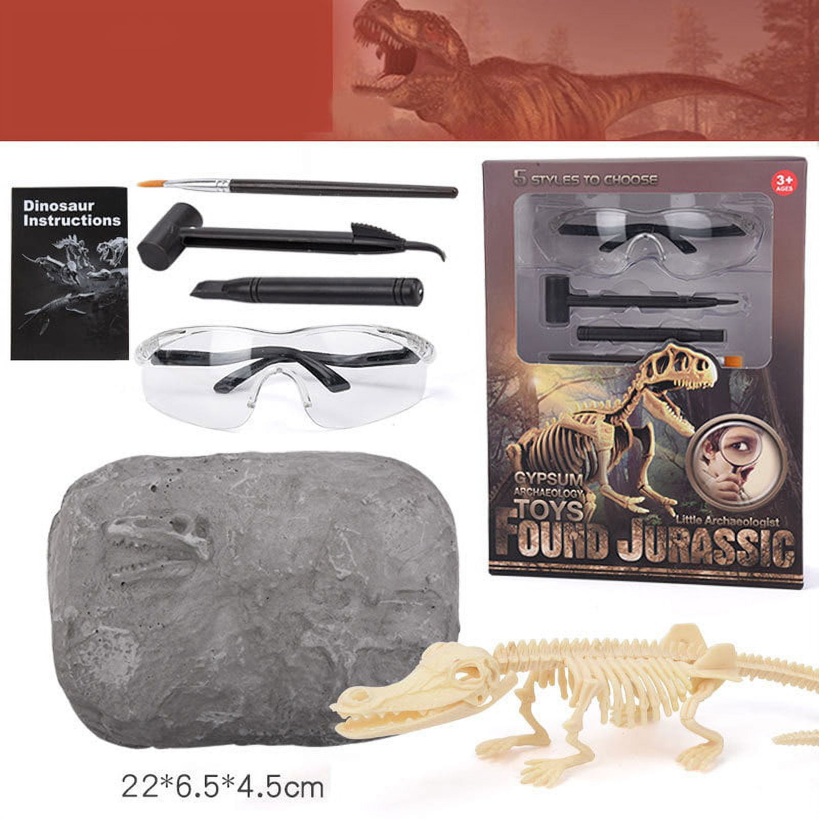 Alextreme Dinosaur Fossil Excavation Archaeological Toy Set Kids' Early