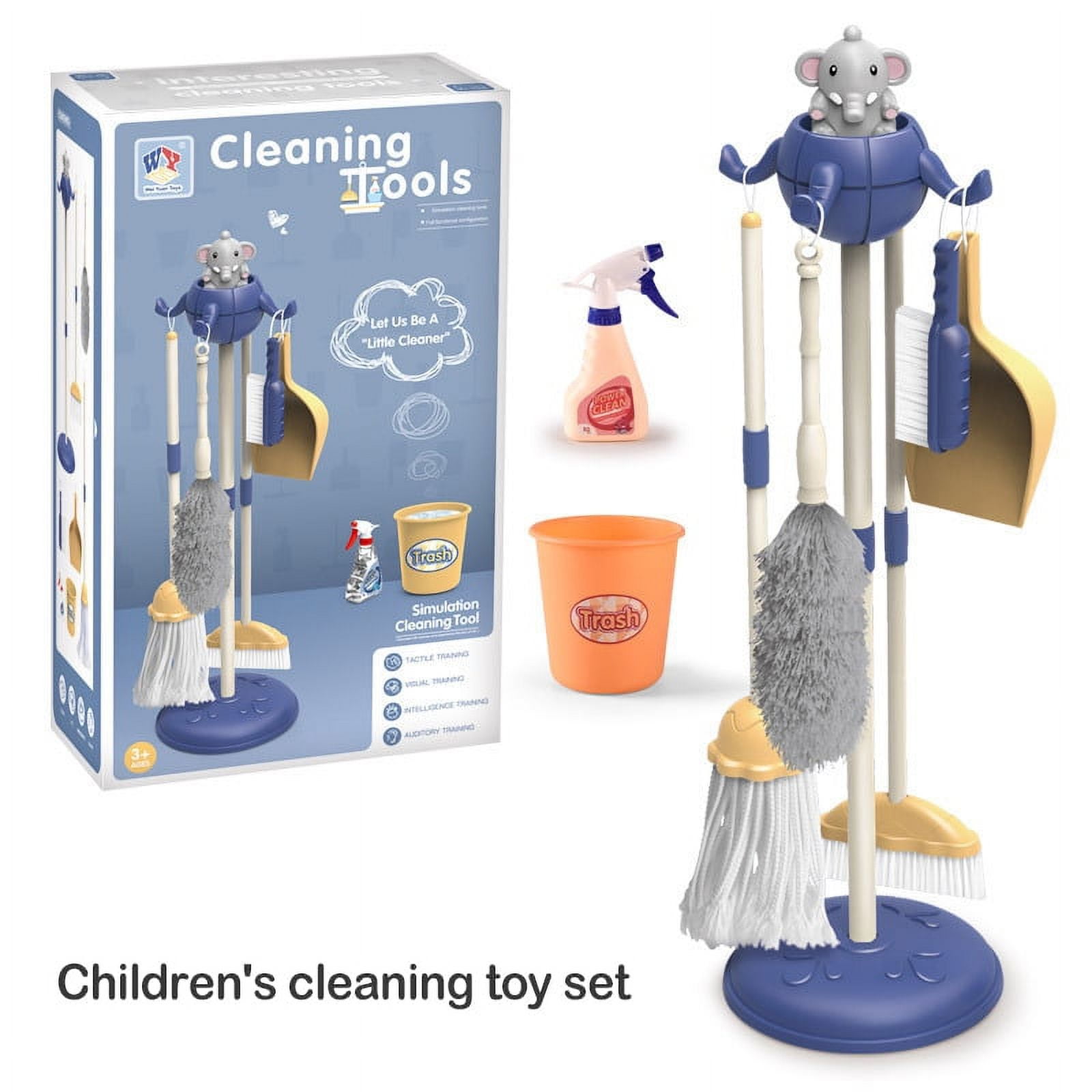  Smart Novelty Kids Cleaning Set for Toddlers - Kids Broom and Mop  Set for Toddlers - Toddler Cleaning Set, Pretend Play Set Suitable for 3+  Year Old Kids, Durable & Safe