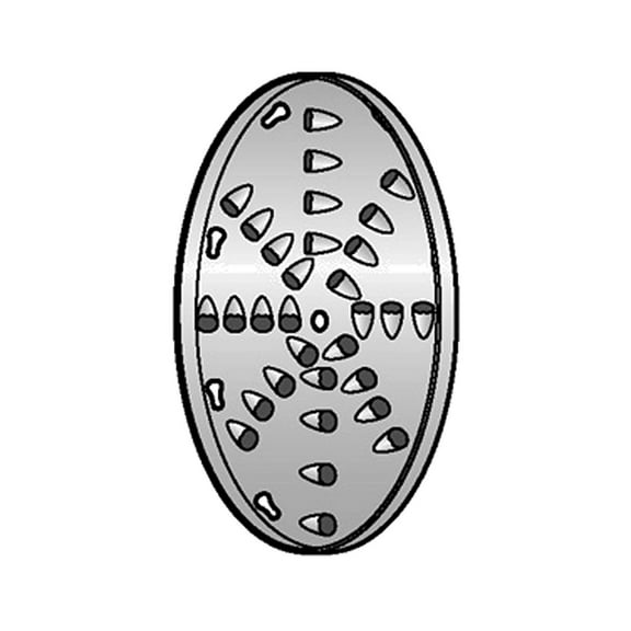 Alfa 3/16" Shredder Disc, Silver