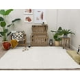 thumbnail image 1 of Alfa Rich 7x10 White Area Rugs for Living Room Bedroom Kitchen Decor Cotton Washable Pet Friendly, 1 of 5