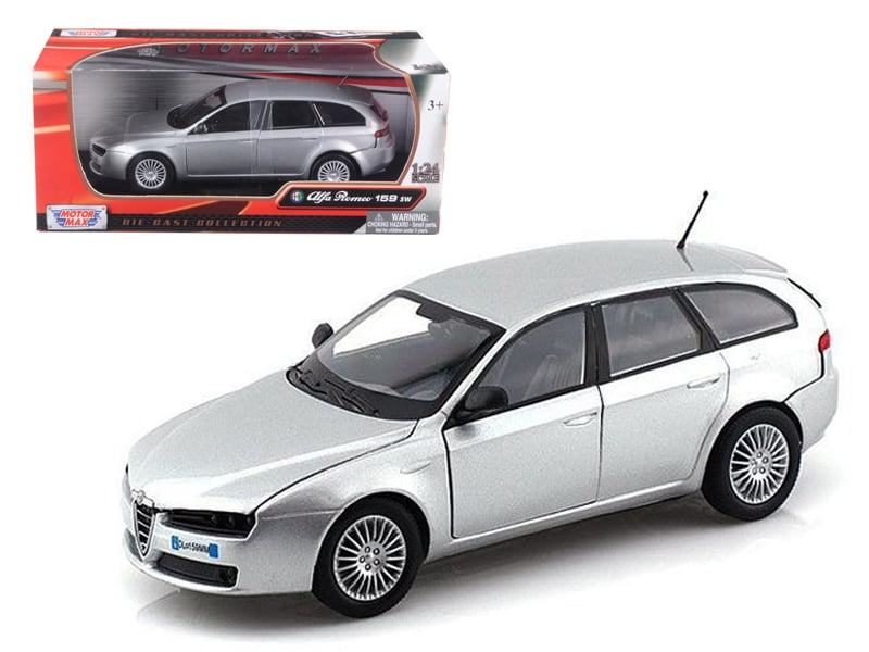 特価 Mebe Toys (1/24) アルファロメオ 159 Alfetta Alfa-Romeo-159-SW-Silver-1-24-