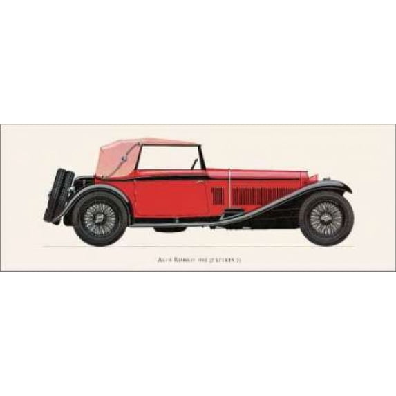Alfa Romeo 1930 Poster Print by Antonio Fantini (10 x 20)