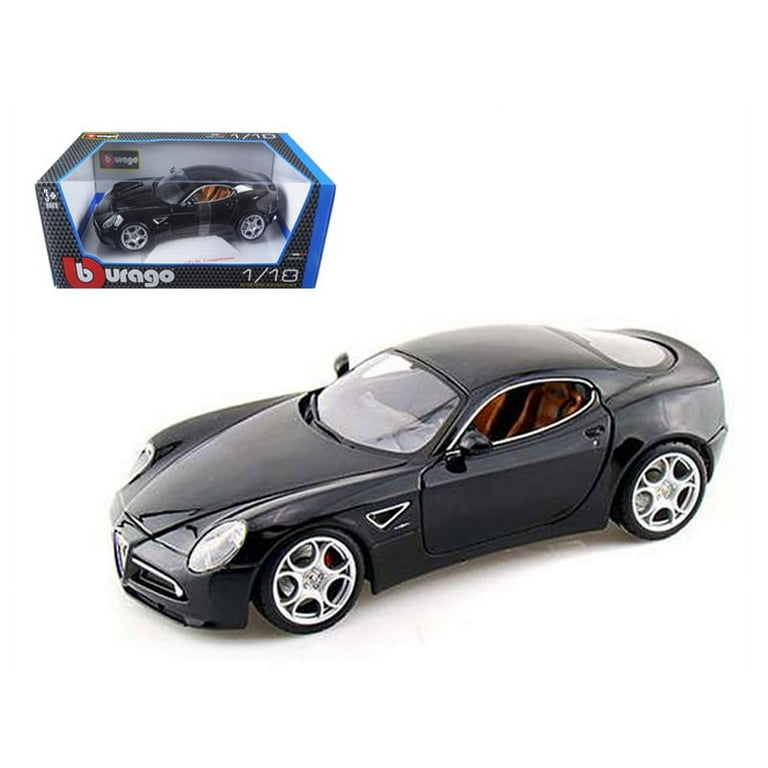 ミニカー Bburago Alfa Romeo 8C Competizione 1/18 Alfa Romeo 8C Competizione Black 1/18 Diecast Model Car by Bburago