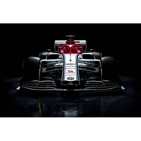Alfa Romeo C38 FORMULA 1 Racing Car Auto Wall Art Home Decor - 12x18 Inch Laminated Poster - Stunning Detail and Bold Colors