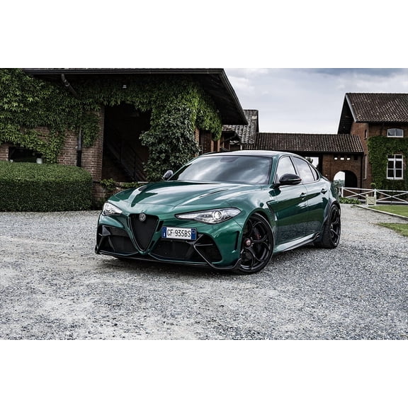 Alfa Romeo Giulia GTA Passenger Car Art Home Decor - 20x30 Inch Laminated Poster - Stunning Detail and Bold Colors