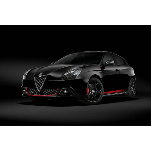 Alfa Romeo Giulietta Veloce Sports Car Auto Wall Art Home Decor - 20x30 Inch Laminated Poster - Stunning Detail and Bold Colors