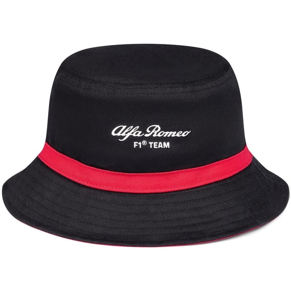 Alfa Romeo Racing F1 Team Bucket Hat- Black