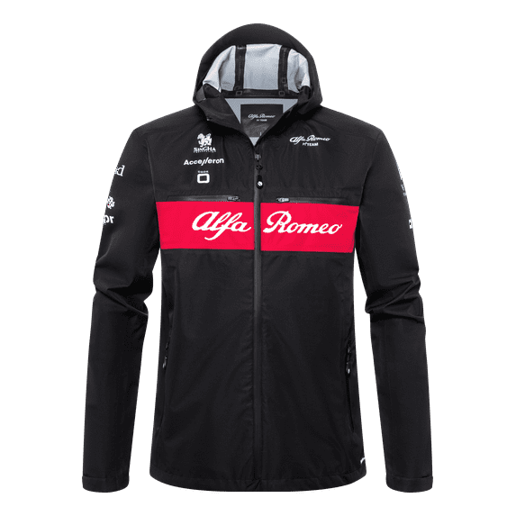 Alfa Romeo Racing F1 Team Rain Jacket - Black