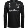 thumbnail image 1 of Alfa Romeo Racing F1 Men's Essential Long Sleeve T-Shirt- Black, 1 of 3