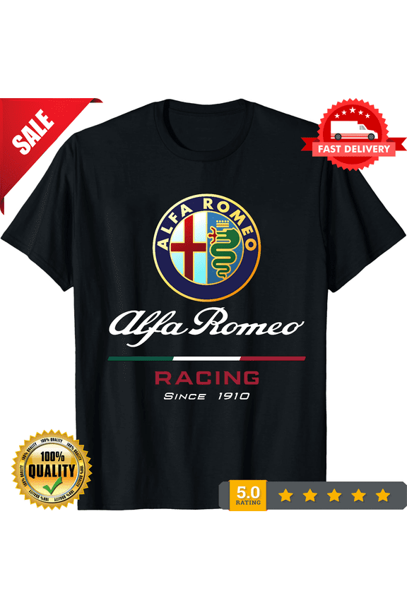 Alfa Romeo Racing Since 1910 Men's Navy T-Shirt Size S-5XL, LIMITED EDITION-TH64401