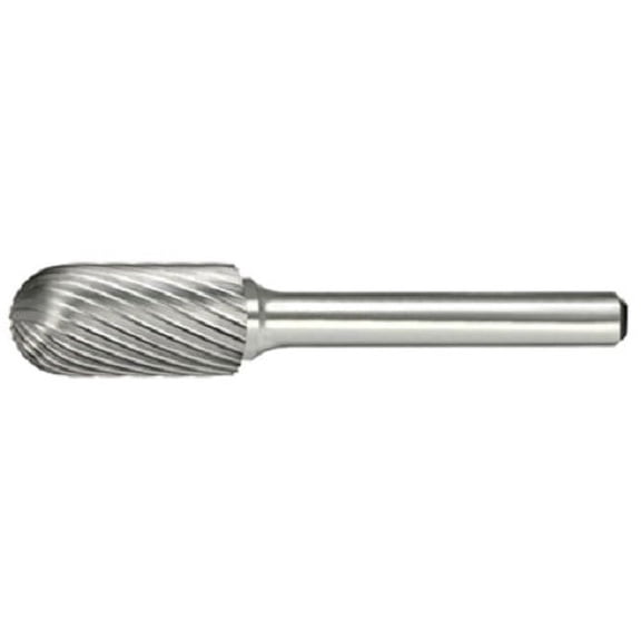 Alfa Tools B71230 Sc-7 Single Cut Cylindrical Radius Carbide Burr