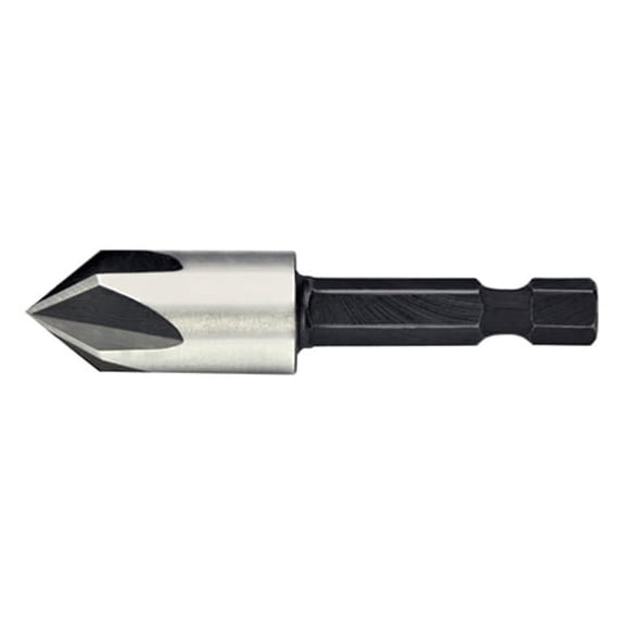 Alfa Tools C5F50564 3/4" x 1/4" Hex Shank 82 5 Flute Countersink