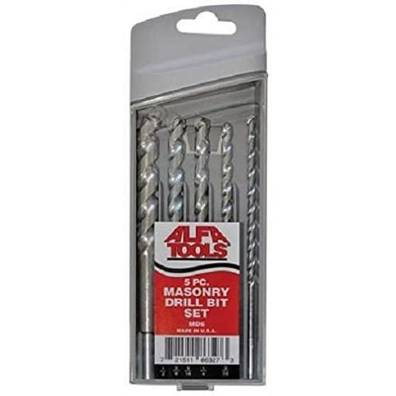 Alfa Tools MD6 Bright Masonry Set in Pouched (6 Piece)