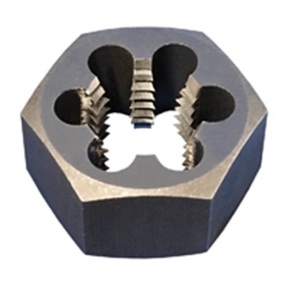 Alfa Tools MHD70756L 6Mmx1-00 Left Hand Rethreading Hex Die Carbon Steel