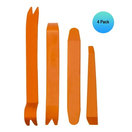 Alfa Torque Auto Trim Removal Pry Tool Set, Car Interior Door Panel, Trim, Audio and Dashboard Dismantle Spudger Prying Kit – 4 Pcs