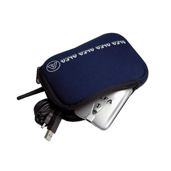 Alfa U-Bag Neoprene Soft Case for AWUS036H, AWUS036NH & Other Devices, Blue