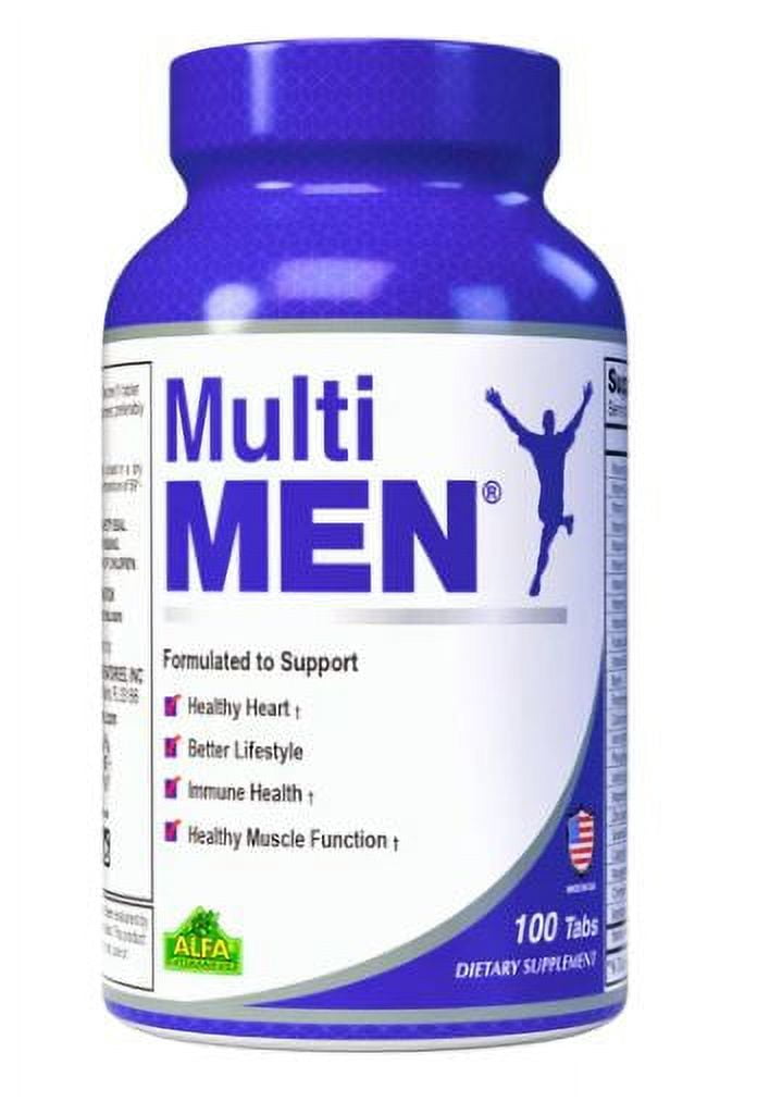 Alfa Vitamins Multi Men 100 capsules - Walmart.com