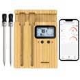 AlfaBot Wireless Meat Thermometer,500 FT Bluetooth Meat Thermometer for