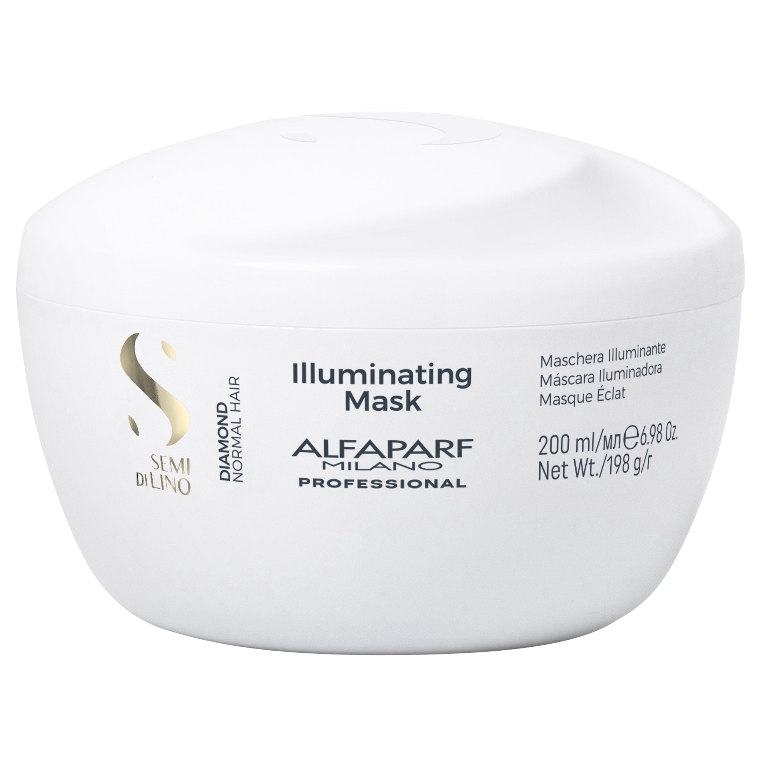 Semi Di Lino Diamond Illuminating Mask by Alfaparf Milano for Unisex - 6.98 oz Masque