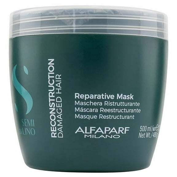 AlfaParf - Semi Di Lino Reconstruction Reparative Mask (Damaged Hair) - 500ml/17.2oz