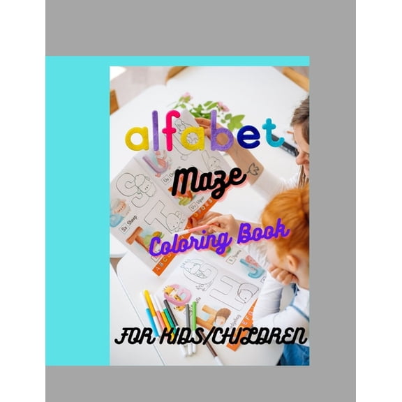 Alfabet maze activity book for kids: Alphabet joining dots book for children, (Paperback)