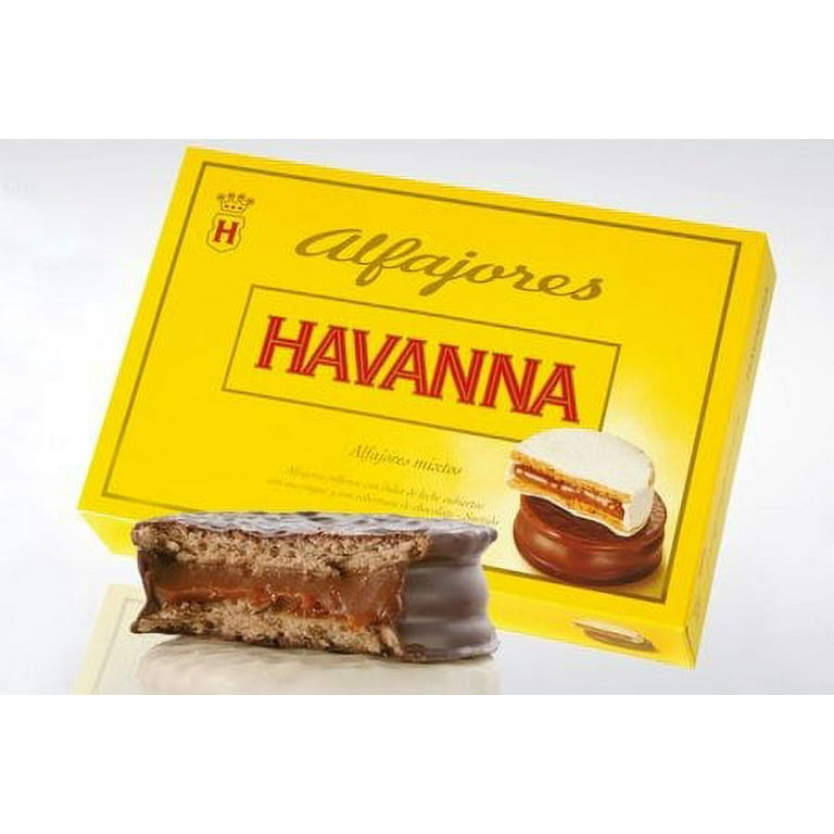 Alfajores Havanna Mixtos de Dulce de leche y Chocolate (6 alfajores) 306  grams