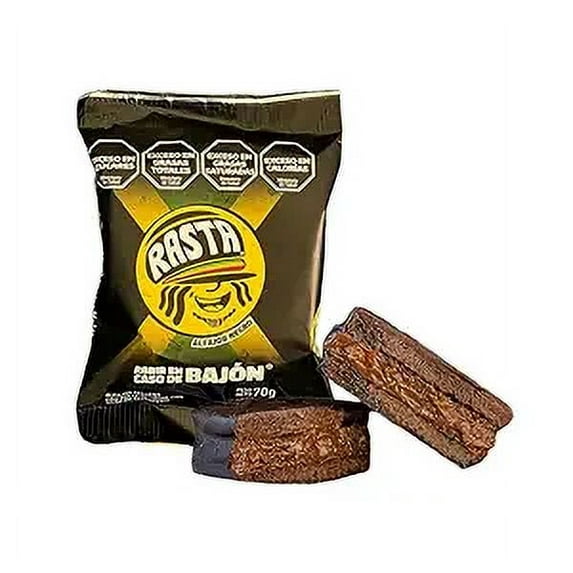 Alfajores Rasta Chocolate con Leche x6