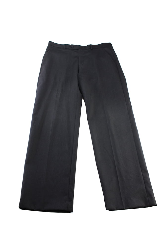 Alfani Black Pinstripe Slim Fit Dress Pants 32W-30L - Walmart.com