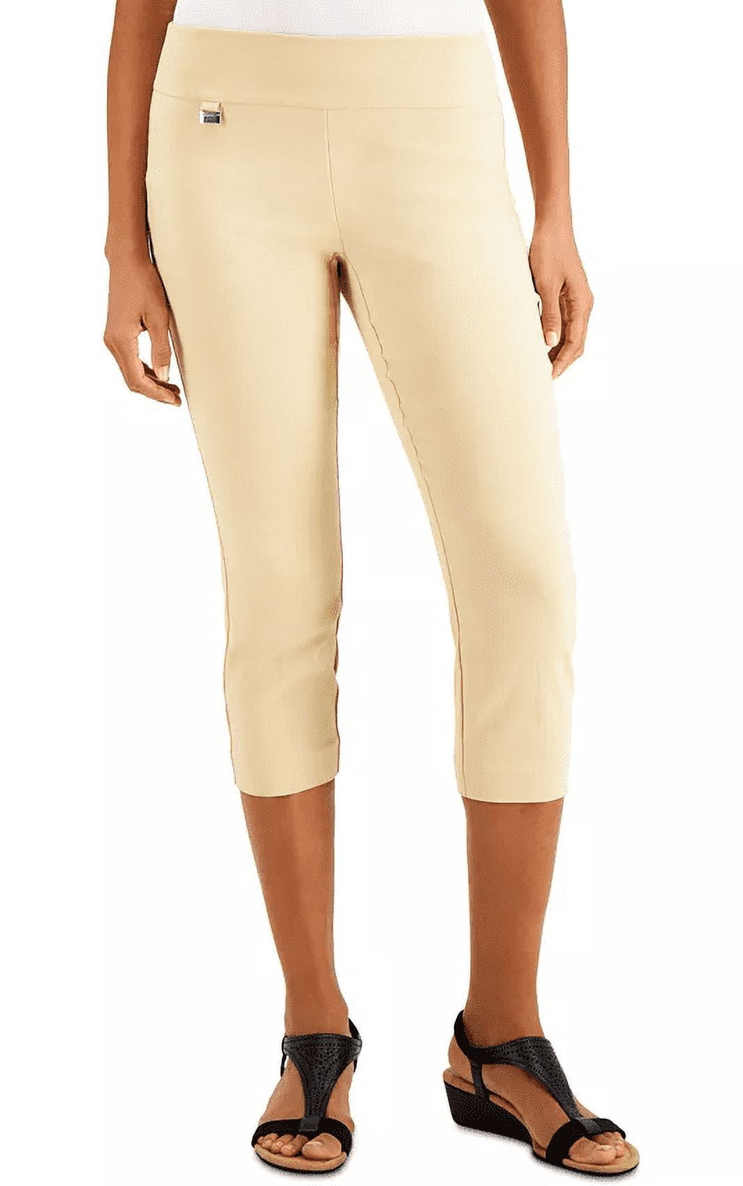 Cream capri leggings discount