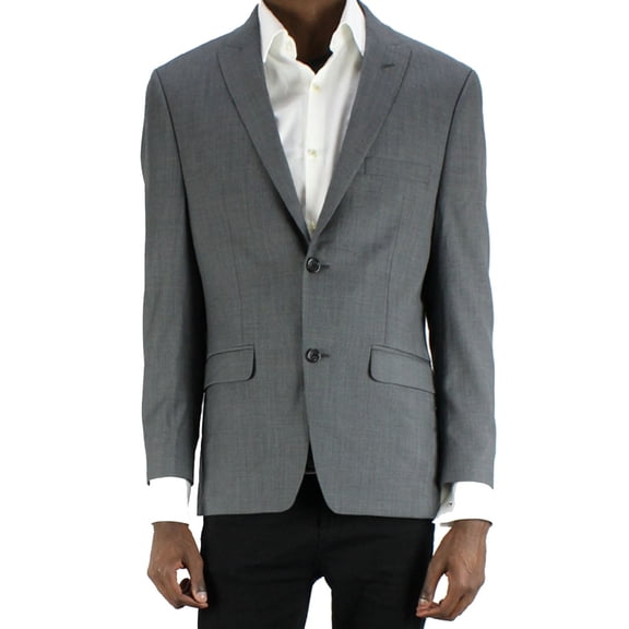 Alfani Charcoal Pinpoint Jacket 42R