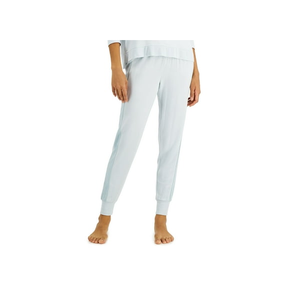Alfani Colorblocked Lounge Jogger Pants Pale Blue Mist S