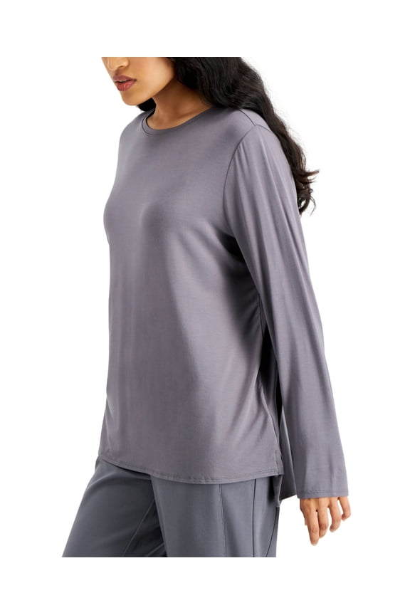 Crewneck Long-Sleeve T-Shirts Armor Grey M