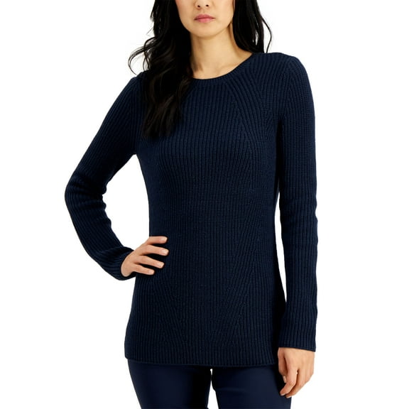 Alfani Crewneck Sweater Modern Navy XL