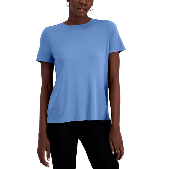Alfani Crewneck T-Shirt Periwinkle Blue L