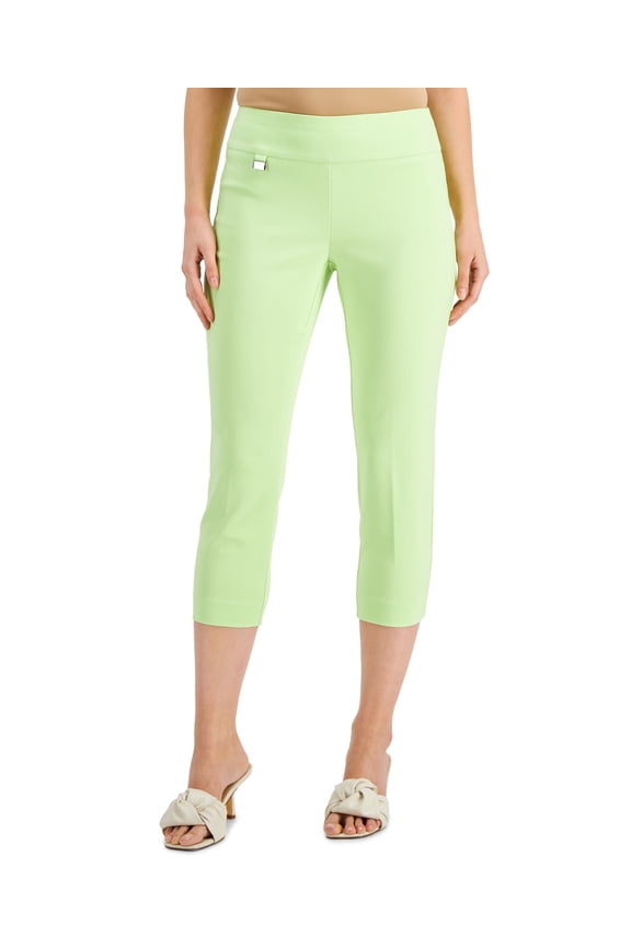 Essential Capri Pull On With Tummy Control Sizes Melon Sky Green 16