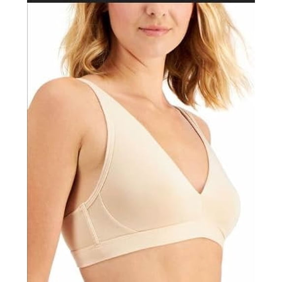 Alfani Intimates Women's Essential Unlined Bralette, Creamy Ivory Small