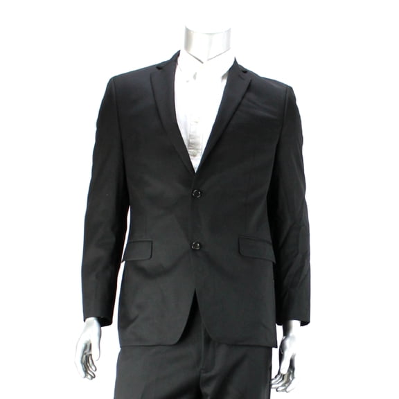 Alfani Men's Deep Black Regular Fit Jacket 42R