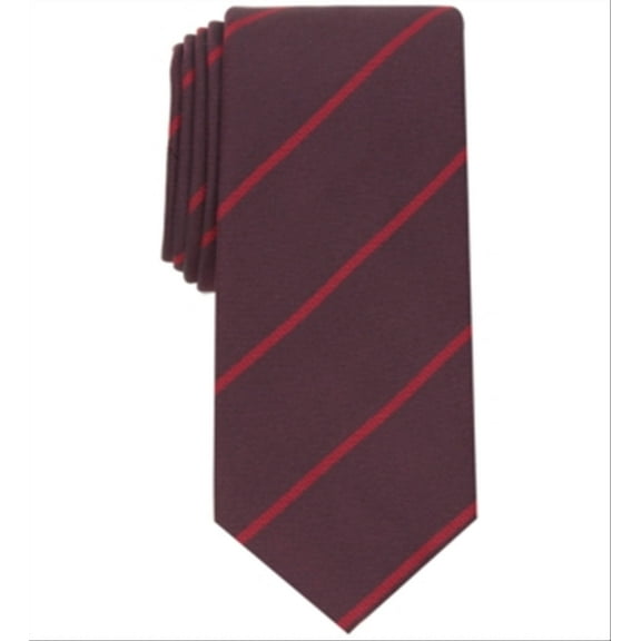 Alfani Men's Hadley Stripe Tie Red  Size Regular