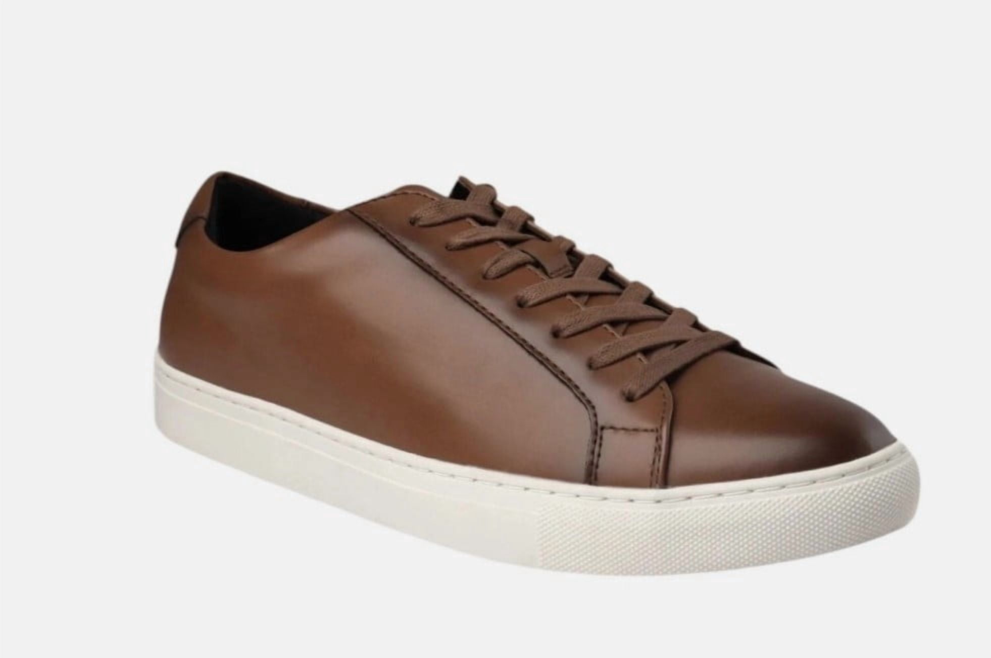 Chaussures Homme Alfani En Cuir Marron - Taille US 9 - Neuf Dans Boîte D'origine (NWB)