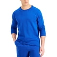 thumbnail image 1 of Alfani Men's Moisture Wicking Pajama Sweatshirt Blue Size X-Large, 1 of 3