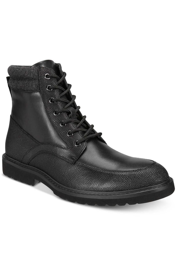 Men’s Patrick Moc-Toe Utility Boots, Black, 12 M