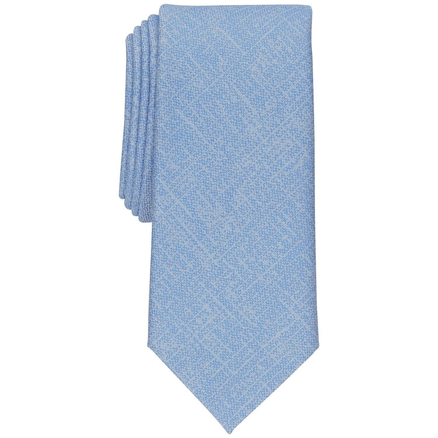Alfani Men's Slim Crosshatch Tie Light Blue Necktie — free download