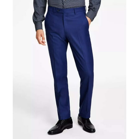 Alfani Men's Slim-Fit Stretch Solid Suit Pants