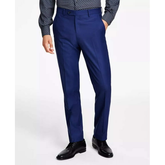 Alfani Men's Slim-Fit Stretch Solid Suit Pants