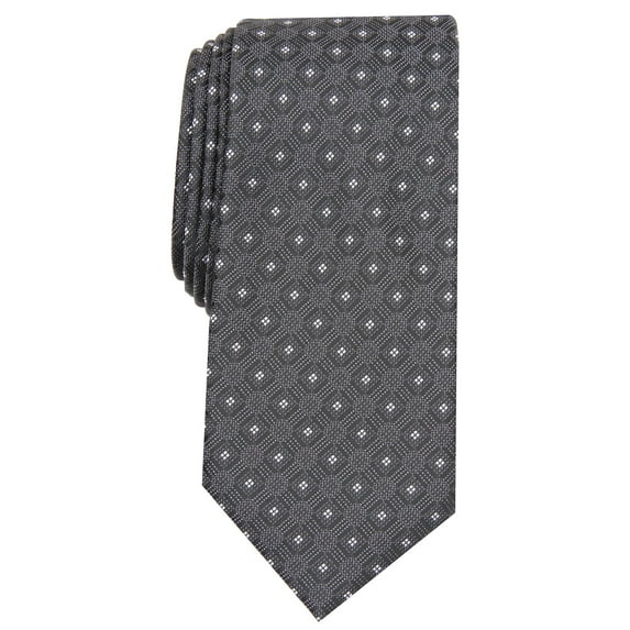 Alfani Men's Slim Geo Tie Black Size Regular