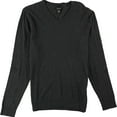 thumbnail image 1 of Alfani Men's Solid V-Neck Cotton Sweater Black Size Medium, 1 of 2