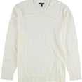 thumbnail image 1 of Alfani Mens Solid V Neck Pullover Sweater, White, XX-Large, 1 of 2