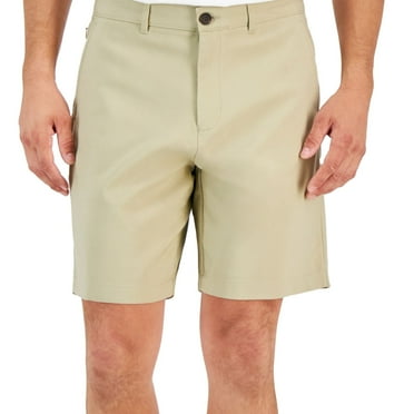 Alfani Mens Classic Casual Chino Shorts, Beige, 33