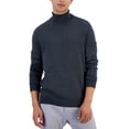 thumbnail image 1 of Alfani Men's Turtleneck Sweater Dark Lead Heather Grey Large, 1 of 1